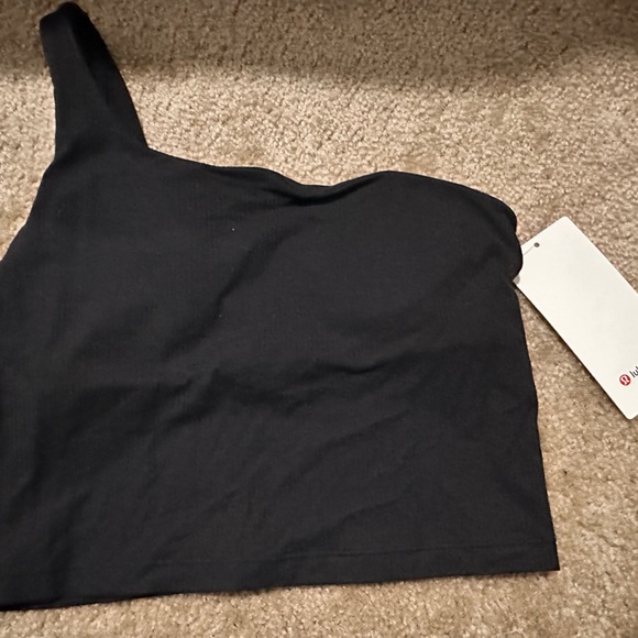 lululemon ribbed July asymmetrical yoga tank top - Picture 2 of 4